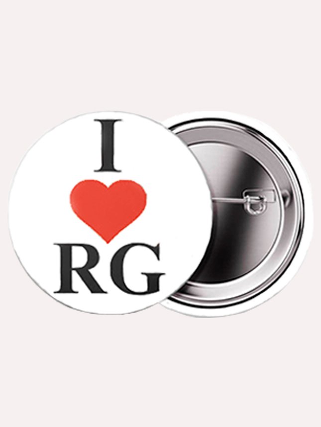 картинка Значок "Я люблю ХГ" от магазина Грация Спорт