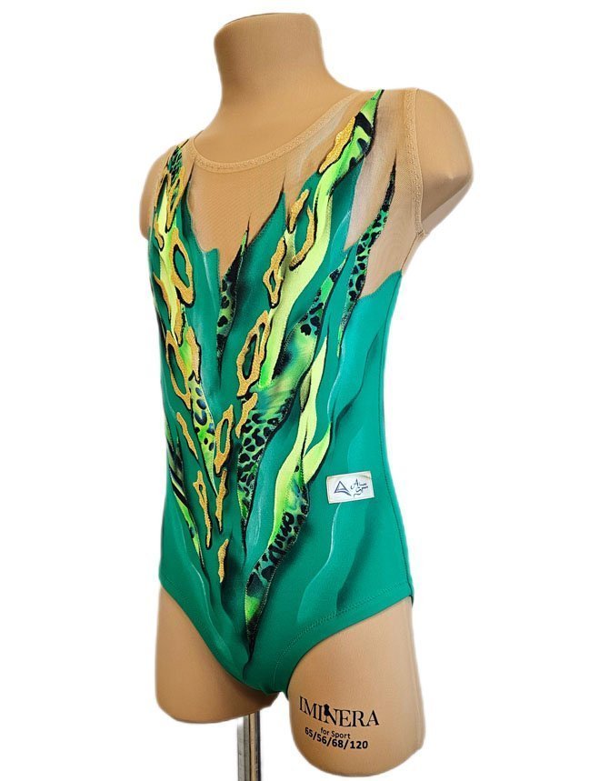 картинка Купальник гимнастический "Snake" рост 125-135см от магазина Грация Спорт