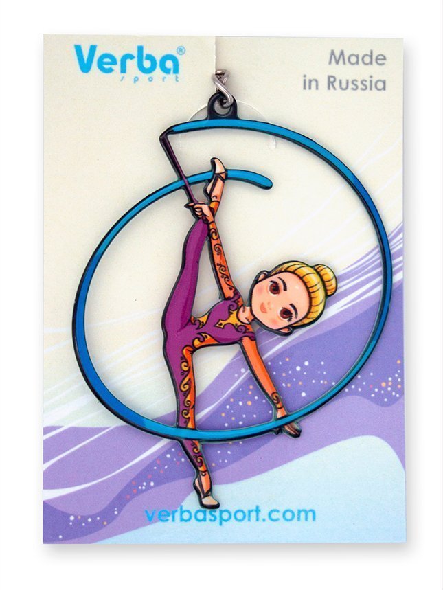 картинка Брелок гимнастка с лентой от магазина Грация Спорт