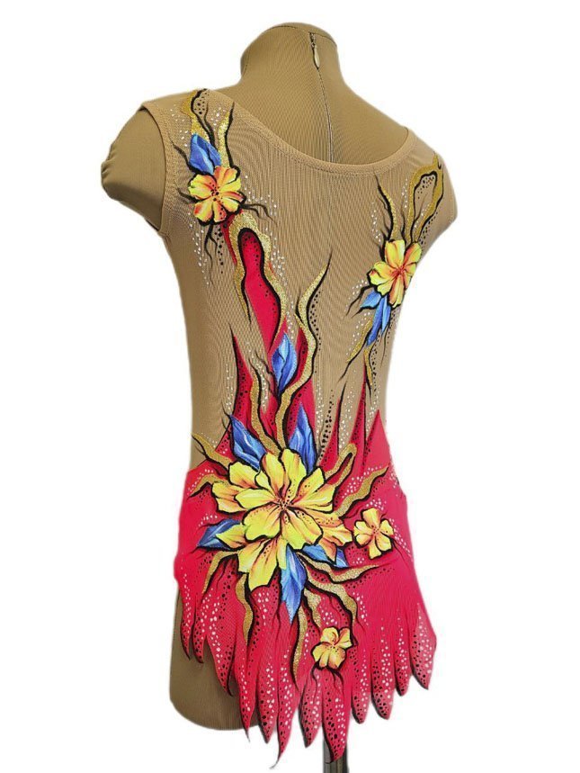 картинка Купальник гимнастический "Золотое кольцо" рост 125-135см от магазина Грация Спорт