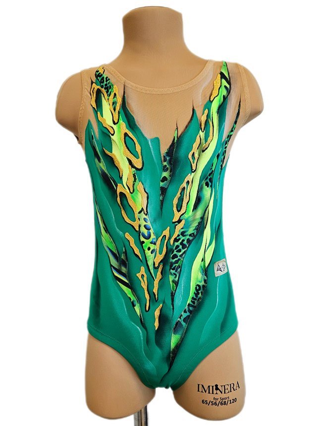 картинка Купальник гимнастический "Snake" рост 125-135см от магазина Грация Спорт