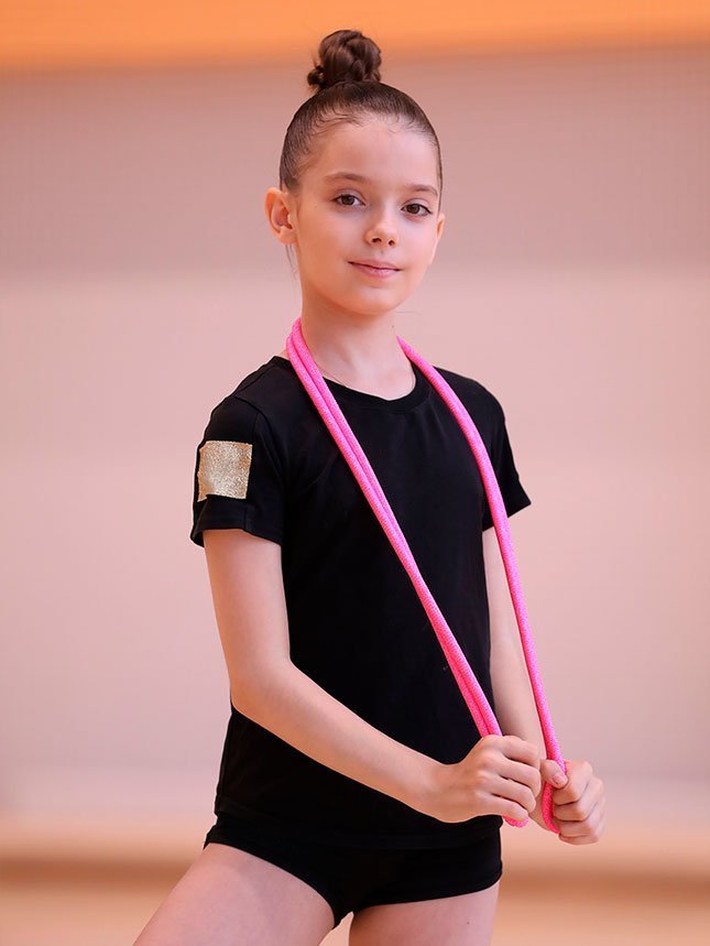 картинка Скакалка для художественной гимнастики с люрексом Грация&Спорт от магазина Грация Спорт