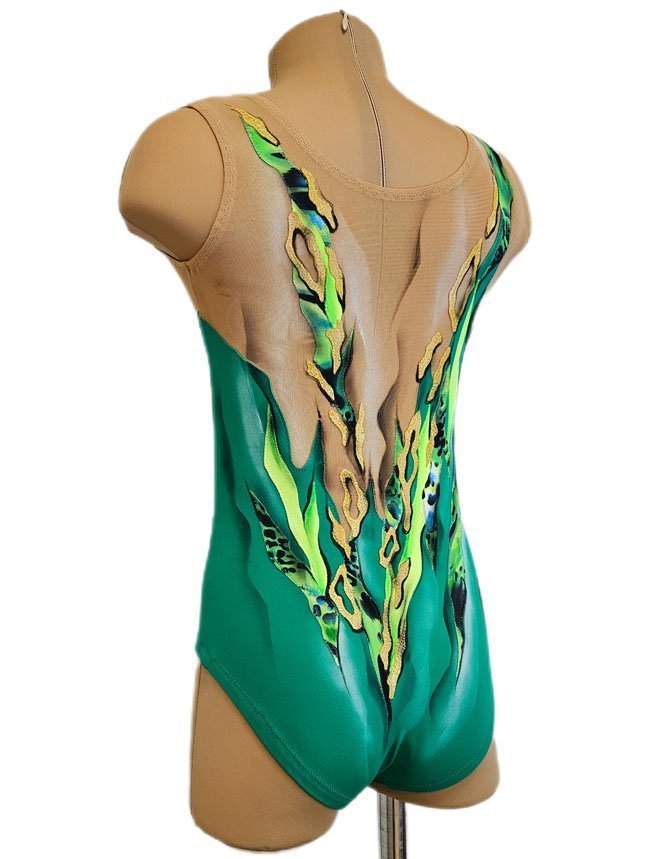 картинка Купальник гимнастический "Snake" рост 125-135см от магазина Грация Спорт