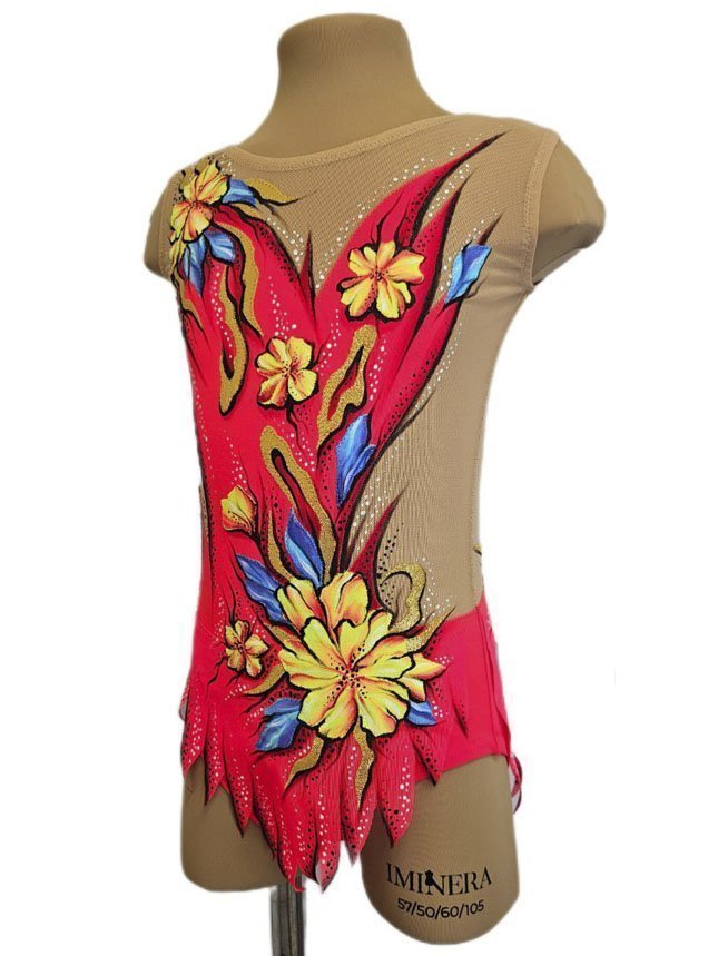 картинка Купальник гимнастический "Золотое кольцо" рост 125-135см от магазина Грация Спорт