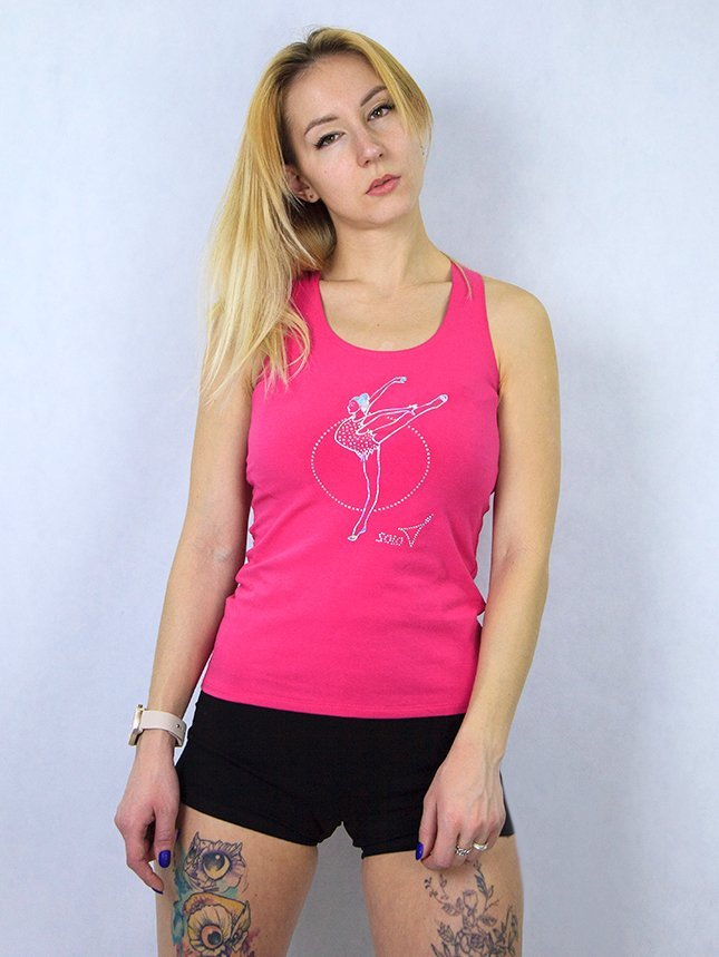 картинка Борцовка гимнастка с обручем от магазина Грация Спорт