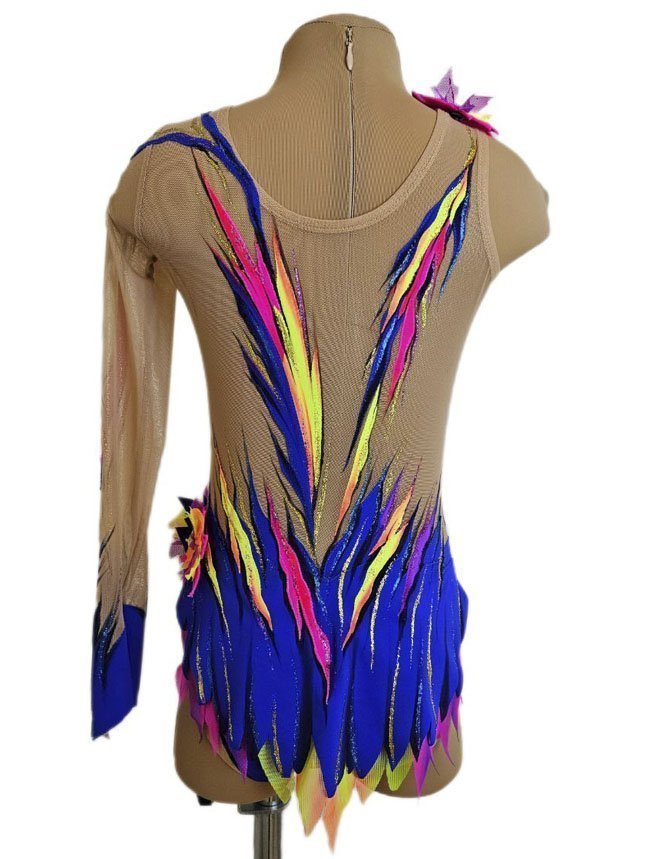 картинка Купальник гимнастический "Райский сад" рост 120-130см от магазина Грация Спорт