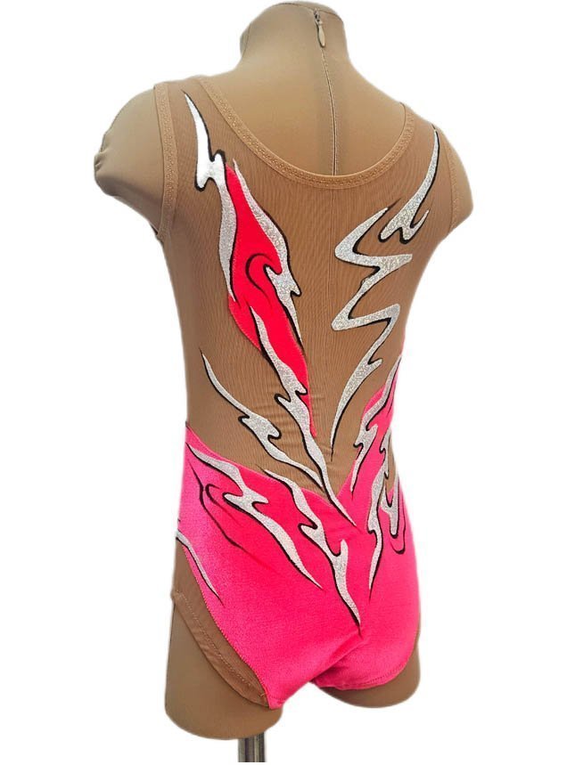 картинка Купальник гимнастический "Алый бархат" рост 122-132см от магазина Грация Спорт