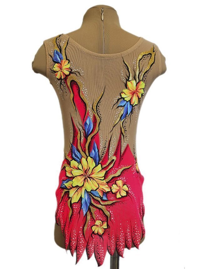 картинка Купальник гимнастический "Золотое кольцо" рост 125-135см от магазина Грация Спорт