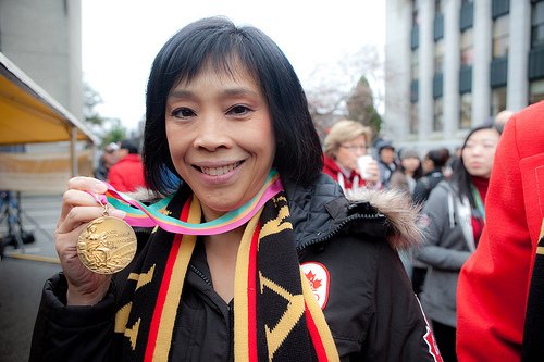 Лори Фанг канадская чемпионка по художественной гимнастики