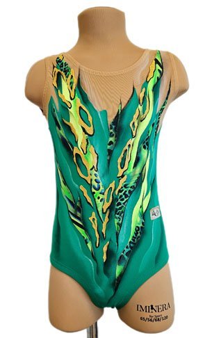 Купальник гимнастический "Snake" рост 125-135см