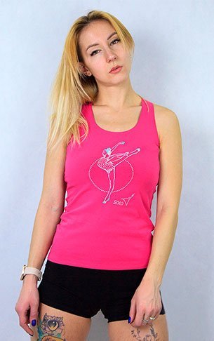 Борцовка гимнастка с обручем