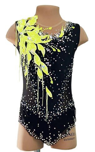 Купальник гимнастический "Lime" рост 128-134