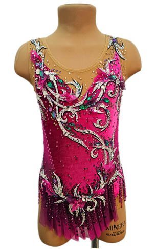 Купальник гимнастический "Версаль" рост 130-145см