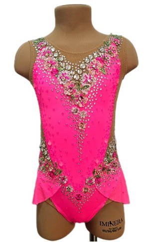 Купальник гимнастический "Фруктовый лёд" рост 125-135см