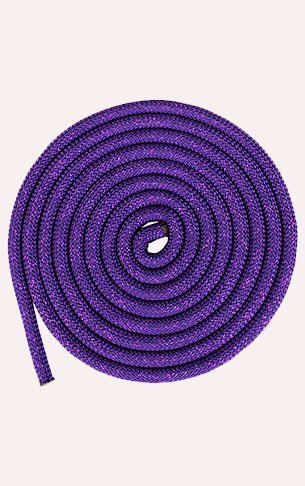 Скакалка для художественной гимнастики с люрексом Грация&Спорт